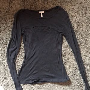 Grey long sleeve shirt